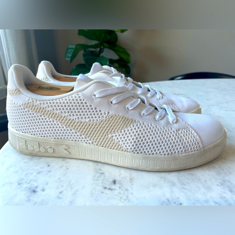 Diadora Women's Game Weave Trainers - White Size 10